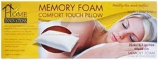 Home Innovations Memory Foam Comfort Touch Pillow 23.6 in x 15.7 in