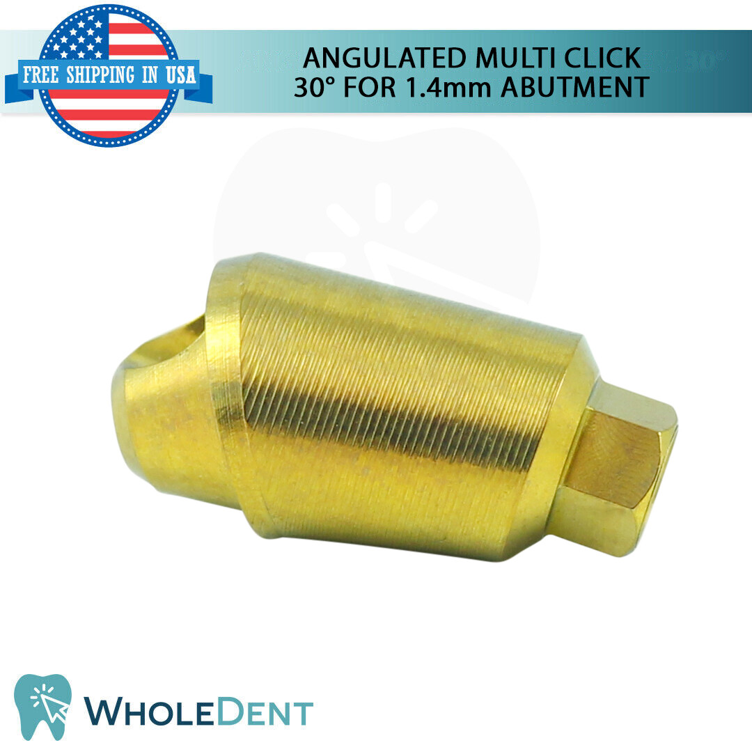 1x Angulated Multi Unit 30° 1.4mm Plastic Sets Including Fixation