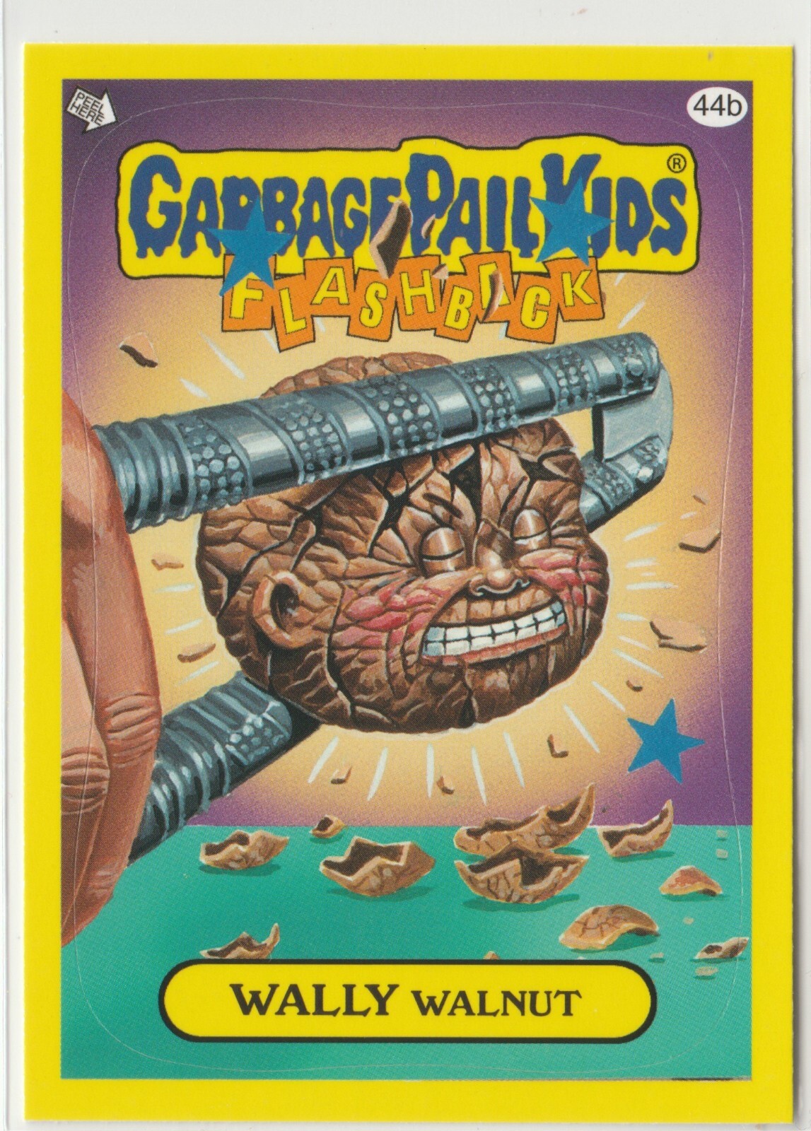 Wally Walnut 44b Garbage Pail Kids GPK 2011 Flashback Series 3 FB3 Trading Card