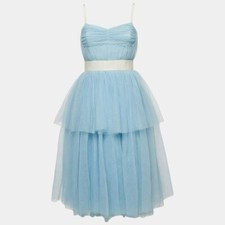 AMAZING! DOLCE&GABBANA IT42 doll blue tulle princess dress