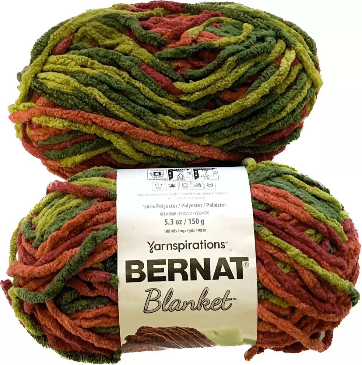 Bernat blanket yarn hotsell 5.3 oz
