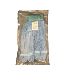Boardwalk MWTMB Microfiber Looped-End Wet Mop Head - Medium, Blue New 1pk
