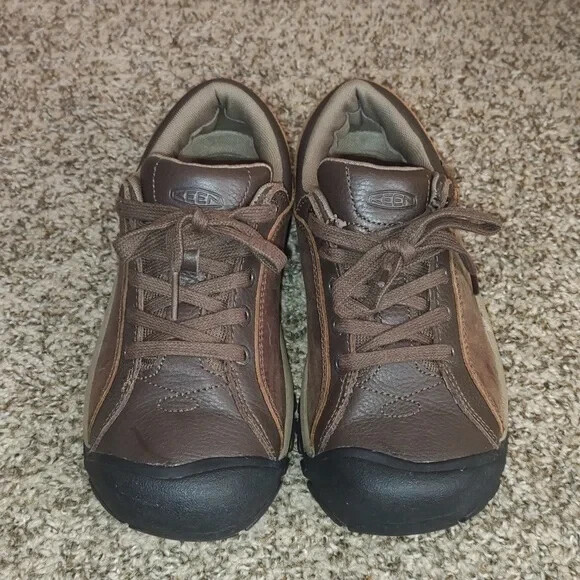 Keen 1011398 scarpe da trekking stringate da donna in pelle marrone taglia US 6 5 UK 4 EU 36