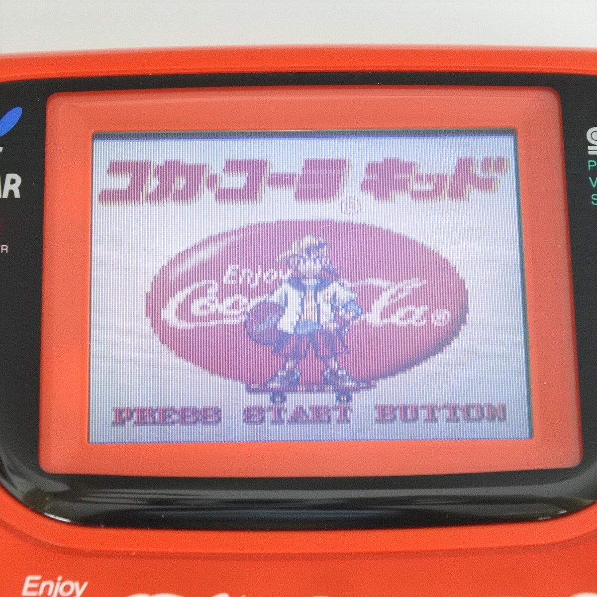 Game Gear COCA COLA KID Console + Cartridge Set Sega Game Gear COCA COLA KID Console + Cartridge Set Sega