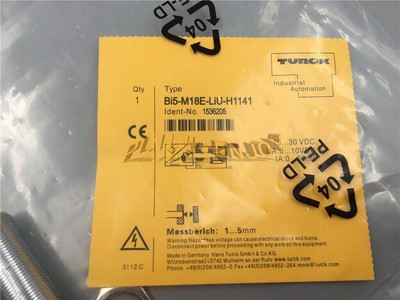 NEW 1PCS TURCK BI5-M18E-LIU-H1141 1536205 Inductive sensor