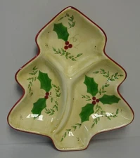 Los Angeles HOLIDAY Tree Relish Tray (11-1/4")