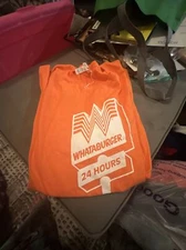 XL Whataburger 24hrs. S/S T-Shirt,Bright Orange Bella+Canvas