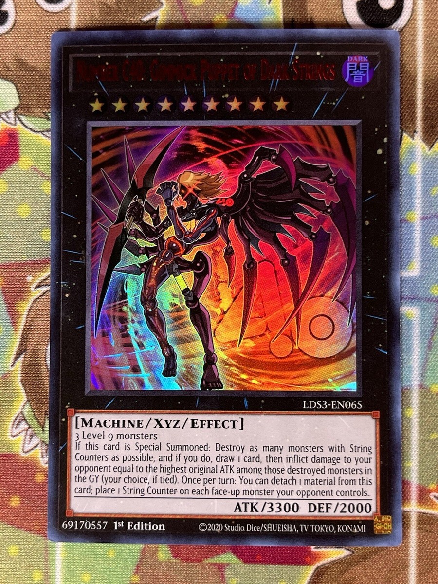 Gimmick！ Yugioh Number C40: Gimmick Puppet Of Dark Strings LDS3-EN065 (Red