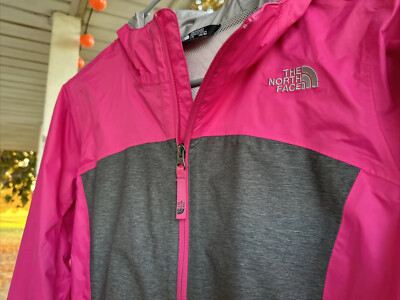 The North Face DryVent ~ girl's Large 14/16 ~ pink and grey Rain