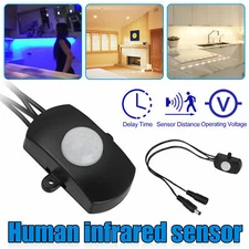 Automatic Infrared PIR Motion Sensor Detector Switch for LED Strip Light 5V-12V