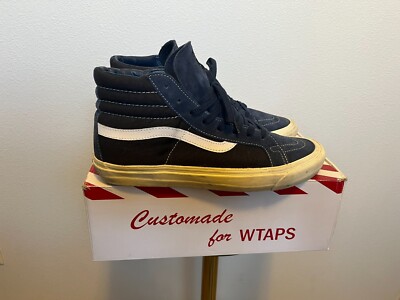 Size 12 - Vans Syndicate x Wtaps OG Sk8-Hi LX Navy / White / Red