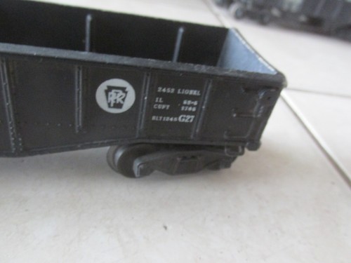 Lionel 2452 O-27 Gauge Postwar Black Pennsylvania 347000 Gondola Car - Picture 5 of 8