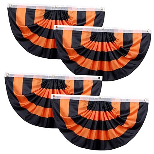 FlagSuperstore Halloween-Flagge – 1,5 X 0,9 M, 100% Polyester, Mit Ösen, Orange