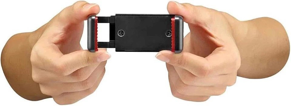 Abrazadera universal Manfrotto con conexiones de rosca de 1/4 para hasta 3,2" negra Foto 4 de 4