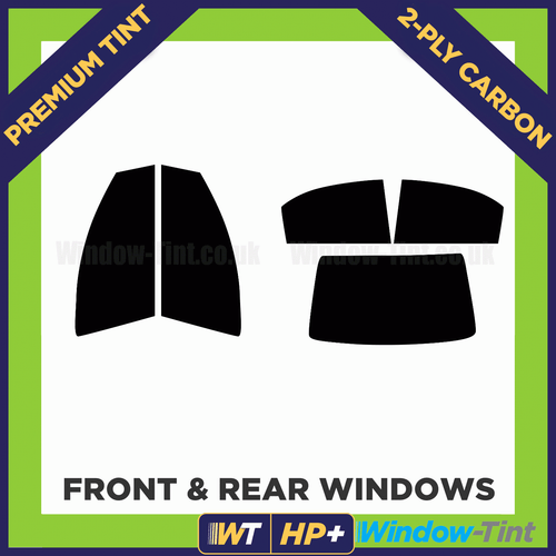 For Chevrolet Aveo 4-door Berlina 05-11 Carbon Pre Cut Window Tint Full 2-ply - Picture 2 of 10