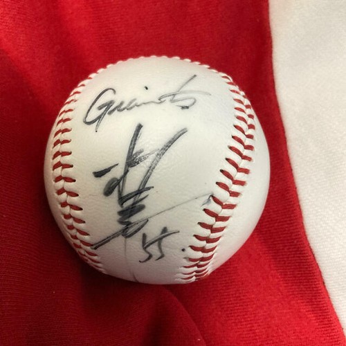 Hideki Matsui Autographed Ball Japan 