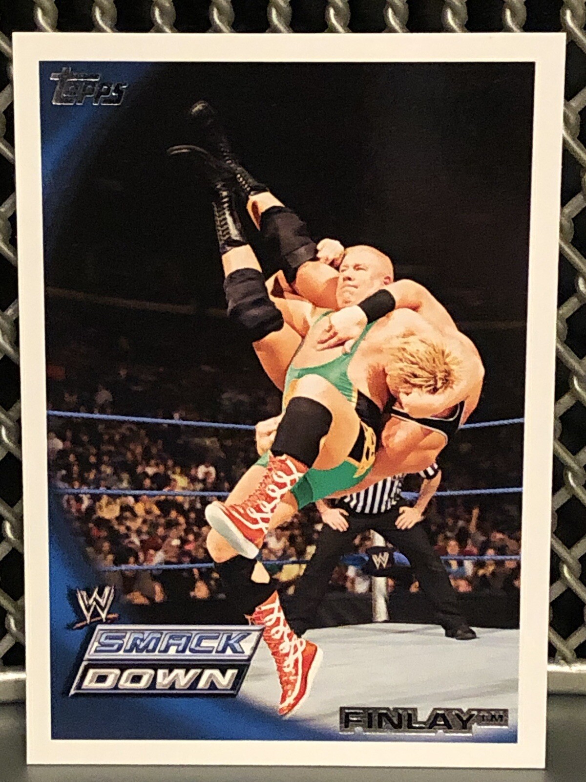2010 Fit Finlay Topps WWE Wrestling Card #41 WWF WCW Irish ECW Belfast Bruiser