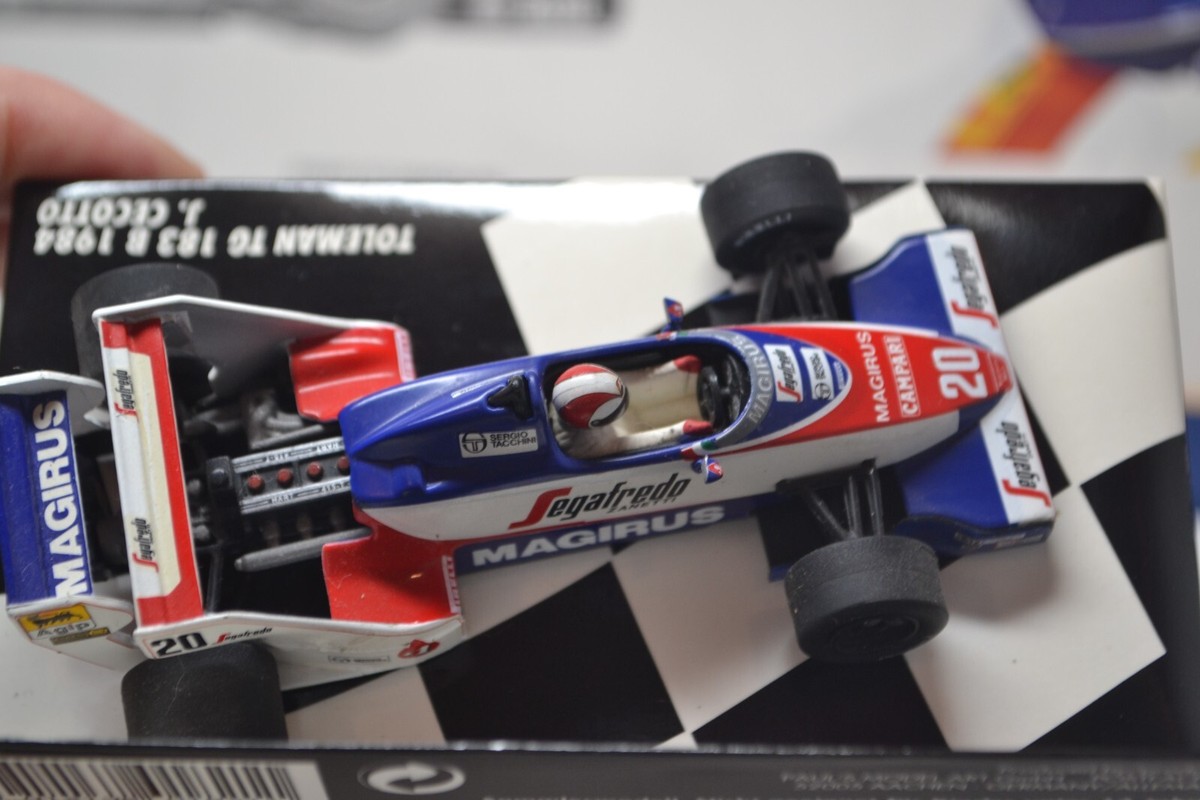 【激レア】MINI CHAMPS TOLEMAN TG 183B 1984 MINICHAMPS /F1 - 1984 TOLEMAN TG183B - J. CECOTTO - 1/43