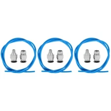 3 Pieces Insert Pipe Joint Set Ptfe Tube Connector Bowden Extruder 3D Printer