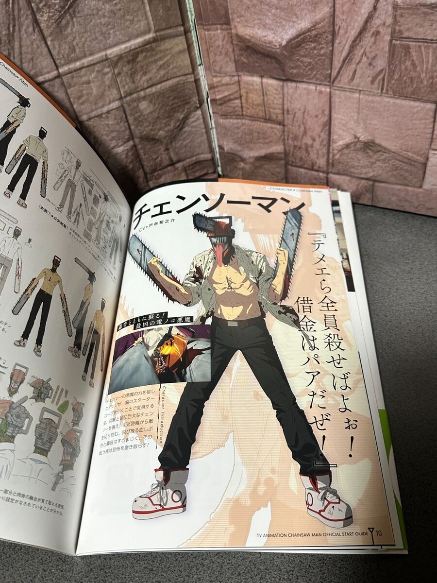 TV Animation Chainsaw Man Official Start Guide Starter Rope Japanese Book