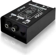 Pyle PDC21 Premium Direct Injection Audio Box, 1/4" Connector, Black