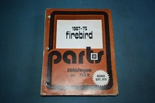 1967-75 Pontiac Firebird Parts Catalogue Catalog Factory Original Illustrated