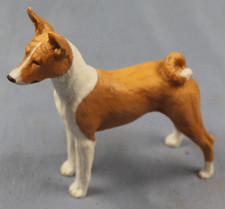 Statuina Basenji cane figura cane North Light dog