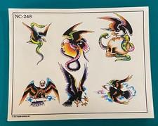 Spaulding and Rogers Tattoo Flash Sheet NC-248