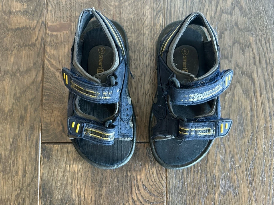 Sandalias / Zapatos para niños - Bebé niño / niño pequeño talla 5 Smart Fit azul marino Foto 4 de 4