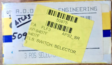 Square D 9001 3 Position Selector Switch Orange Handle KA1 Contact Block