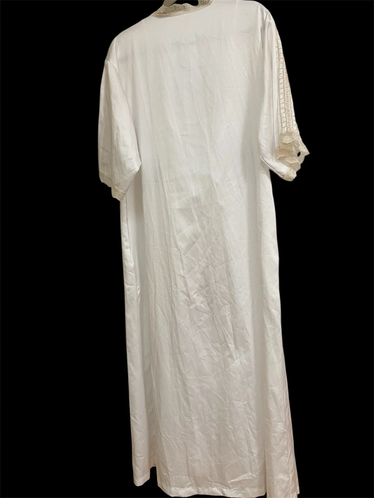 UNDERCOVER Abito e abito vintage Victoria’s Secret etichetta oro medio made in USA bianco lungo