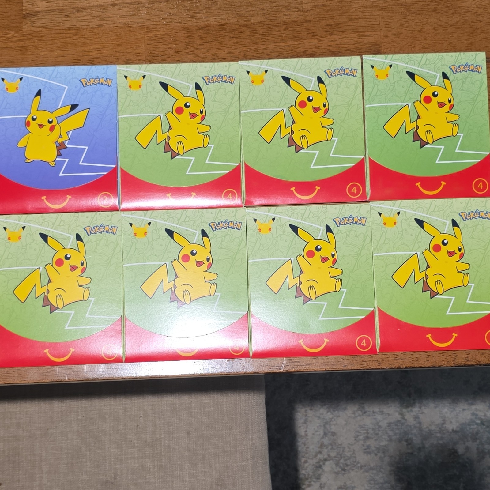 McDonald’s Pokémon TCG 2021 25th Anniversary Happy Meal Bundle of 8- Sealed