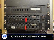 Lenovo ThinkCentre Tiny 10in Rack Mount Bracket M920q M920x 2x Keystone Cutouts