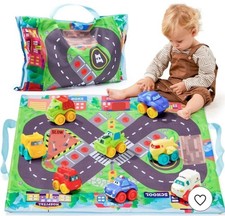 Nuevo 8 piezas JUEGO DE JUGUETE MINI COCHE DE GOMA BEBÉ en caja Niños Bebé 12+M Desarrollo JOYIN