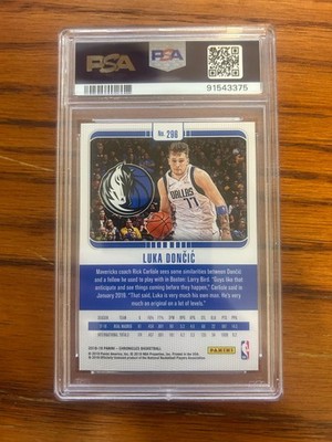 2018-19 Panini Chronicles - Studio Luka Dončić #296 Green (RC) for