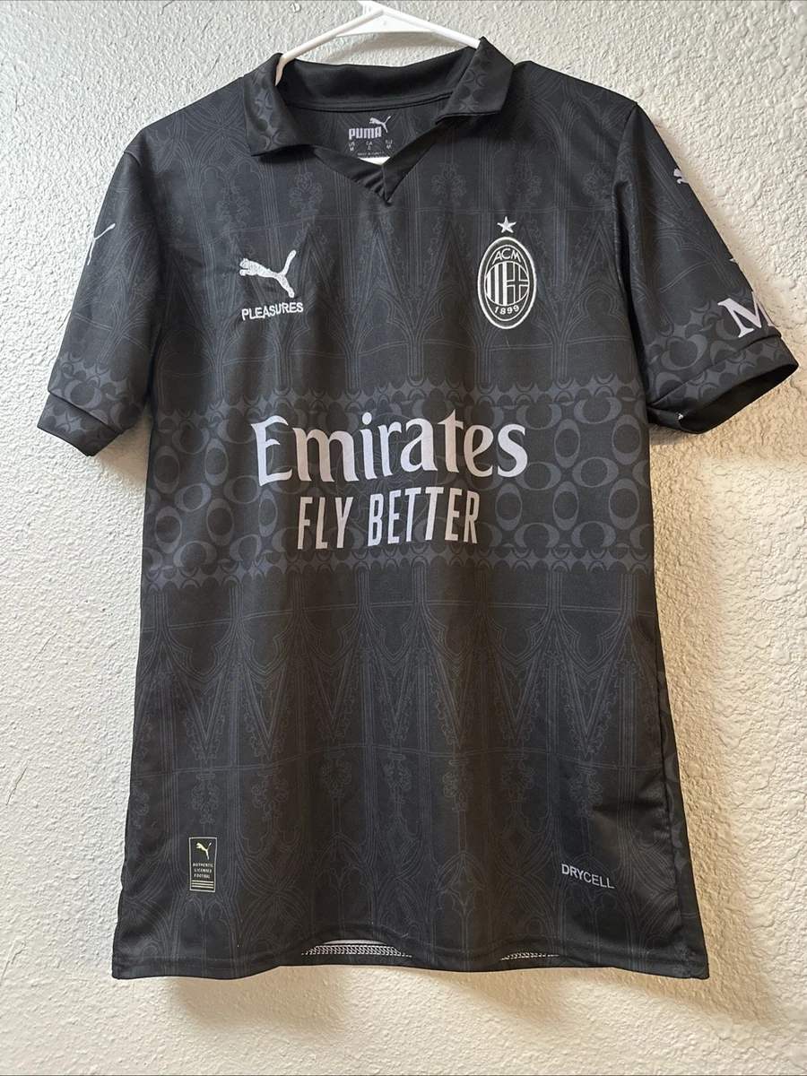 Puma Men's AC Milan x Pleasures 2023/24 Fourth Replica Jersey