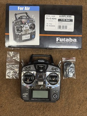 Futaba 10J-2.4GHz T10J T-FHSS AIR 10 Channel Transmitter Remote (Airplane) New!