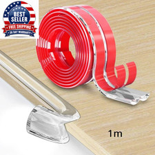 1/2/3M Table Edge Guard Furniture Corner Protector Strip Self Adhesive Transpare