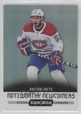 2017-18 Upper Deck Synergy Noteworthy Newcomers Victor Mete #NN-22 td8