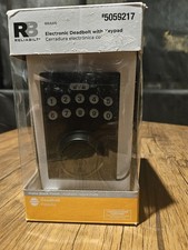RELIABILT Electronic Keypad Deadbolt Door Lock 5059217 MATTE BLACK NEW
