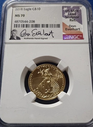 2018 American Gold Eagle 1/4 oz — photo from the most recent tracked eBay sale