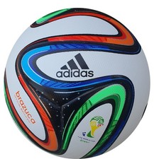 BRAZUCA FOOTBALL FIFA WORLD CUP 2014 MATCH SOCCER BALL SIZE 5