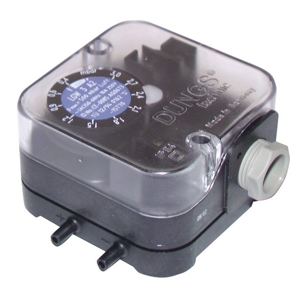 Pressostat air LGW3-A2 DUNGS avec membrane NBR haute sensibilité