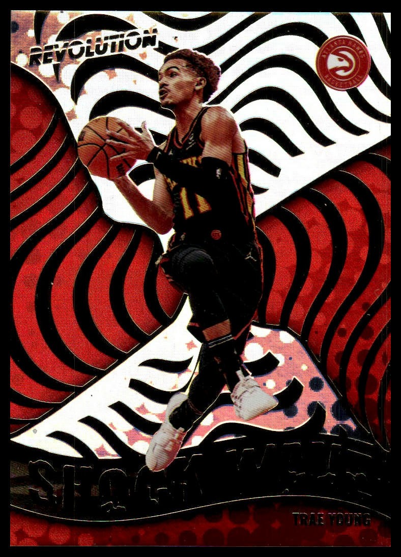2021-22 Panini Revolution Trae Young #3 Shock Wave