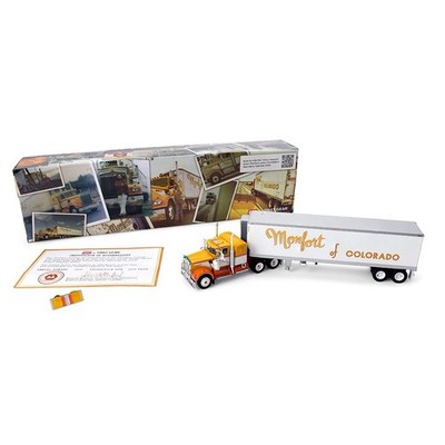 1/64 Kenworth W900A w/ Vintage Reefer Trailer Monfort of Colorado