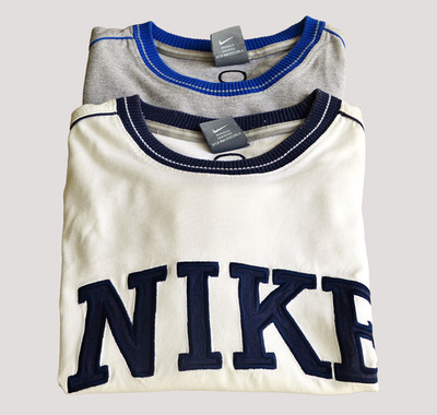 Rarität: 2 Stück Original Nike Vintage 90s Tank Top weiss/grau Top Zustand SizeM