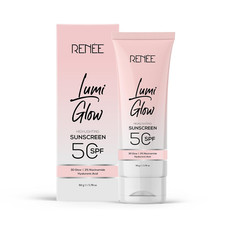 RENEE Lumi Glowing Highlight Sunscreen cream SPF 50 Moisturizer glow skin 50gm