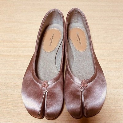 Maison Margiela Tabi Satin Pink Ballet Shoes Size 37 Unused Rare
