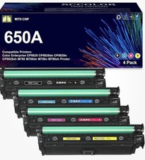 Toner Cartridge HP 650A CE270A CE271A CE272A CE273A Laserjet Enterprise CP5525