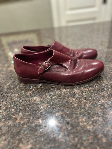 Johnston & Murphy “Dinah” Monk Strap Dress Shoes Women’s Red Leather 8.5 M SH36 - Picture 3 of 12